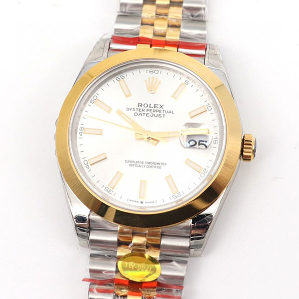 【GM製 ホワイト】ロレックススーパーコピー時計 126303 デイトジャスト 41mm 送料無料（全国一律）